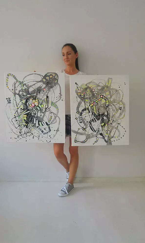 Marlena Majchrzak - Abstrakcja nr 62, 63