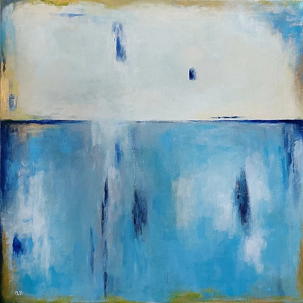 Paulina Lebida - Abstrakcja -obraz akrylowy 60/60 cm