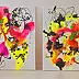 Marlena Majchrzak - Organic abstraction 101,102- diptych