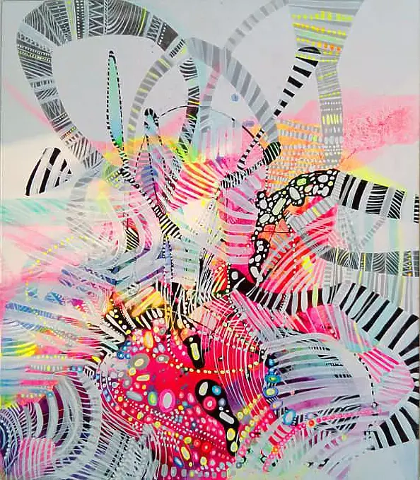 Marlena Majchrzak - Abstrakcja organiczna 82,83 - dyptyk