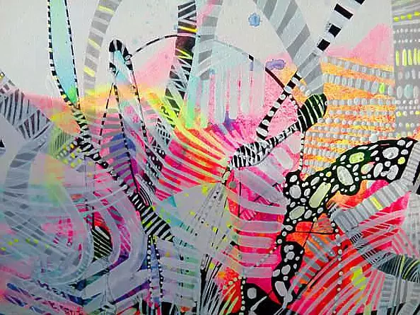 Marlena Majchrzak - Abstrakcja organiczna 82,83 - dyptyk