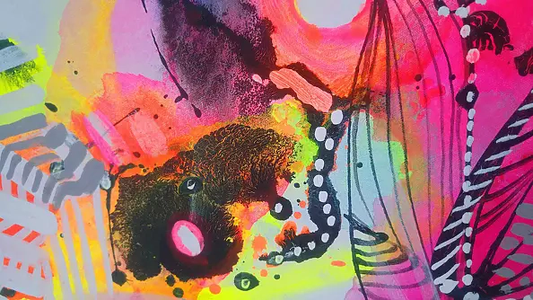 Marlena Majchrzak - Organic abstraction 85, 86 - diptych