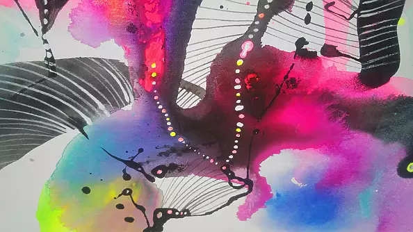 Marlena Majchrzak - Organic abstraction 85, 86 - diptych