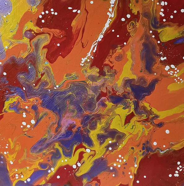 Ewa Mościszko - Abstrakcja pt.Arizona Kanion Antylopy 