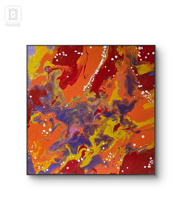 Ewa Mościszko - Abstrakcja pt.Arizona Kanion Antylopy 