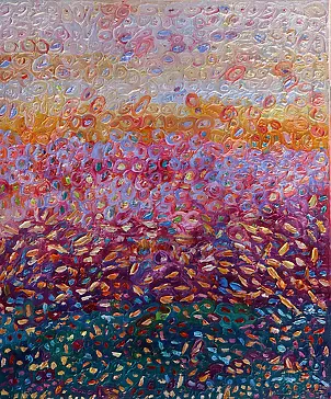 Magdalena Walulik - Abstrakcja purpurowa 025