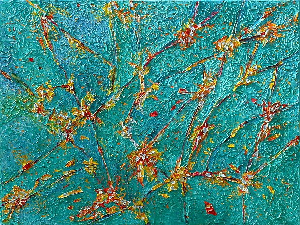 Magdalena Walulik - Abstrakcja turkusowa 129 Przepięcie w układzie scalonym