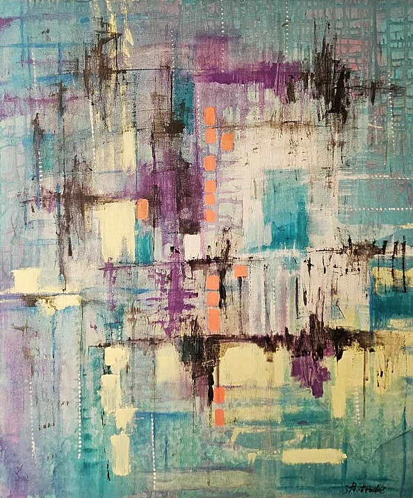 Sylwia Piotrowicz - Abstrakcja w fiolecie