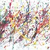 Jacek Kamiński - Astrazione stile Jackson Pollock