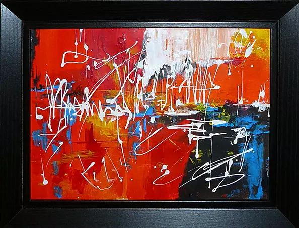 Iwona Wierkowska-Rogowska - Abstraction with red