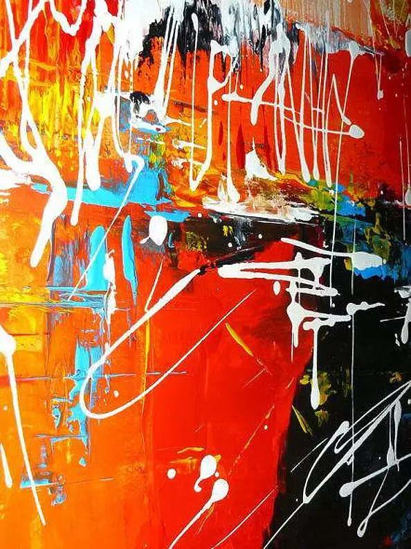 Iwona Wierkowska-Rogowska - Abstraction with red