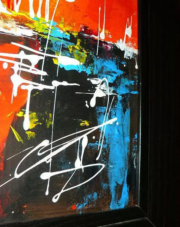 Iwona Wierkowska-Rogowska - Abstraction with red