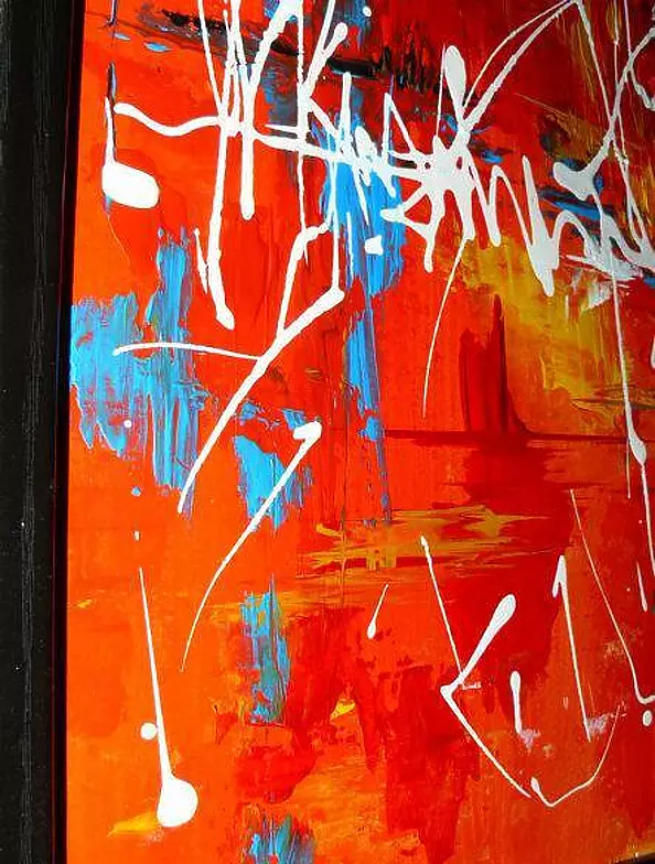 Iwona Wierkowska-Rogowska - Abstraction with red