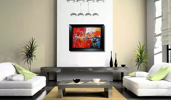 Iwona Wierkowska-Rogowska - Abstraction with red