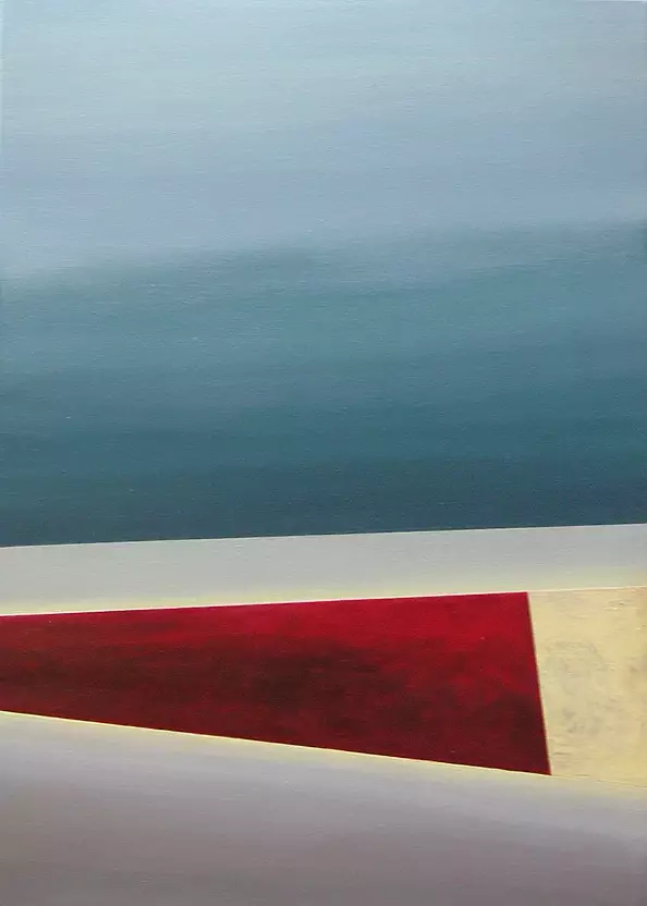 Monika Targiel - Abstract with red