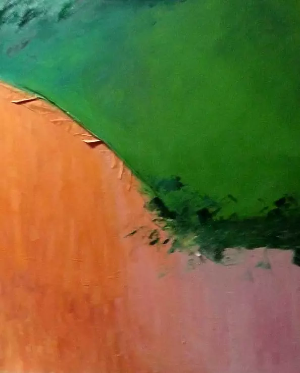 Ewa Słodzińska - Abstraction with texture and tape