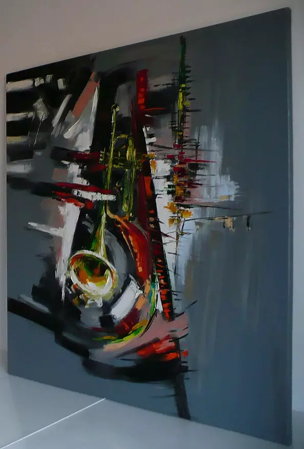 Dorota Łaz - Abstraction with a trumpet 1