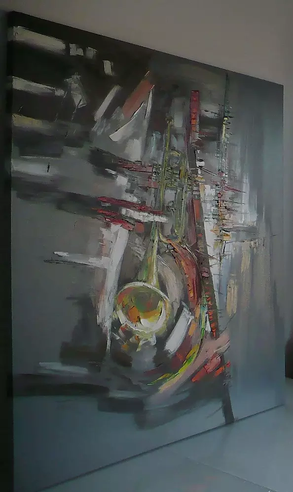 Dorota Łaz - Abstraction with a trumpet 1