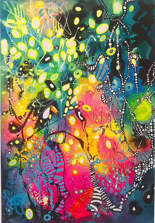 Marlena Majchrzak - Abstraction with a toucan