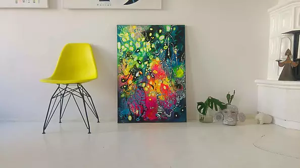 Marlena Majchrzak - Abstraction with a toucan