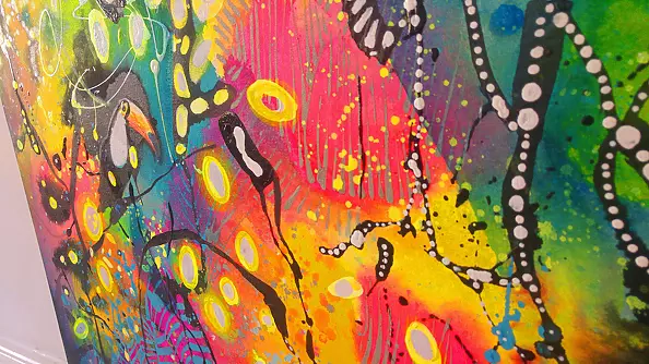 Marlena Majchrzak - Abstraction with a toucan