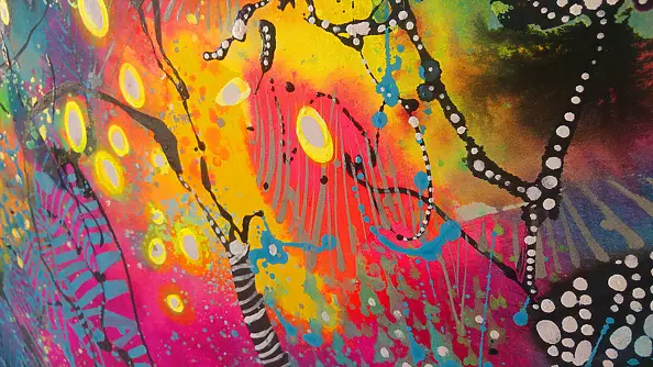 Marlena Majchrzak - Abstraction with a toucan