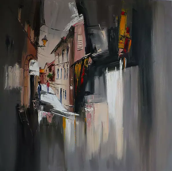 Dorota Łaz - Abstraction with a street
