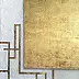 Adriana Plucha - Geometric abstraction with high-carat gold leaf II