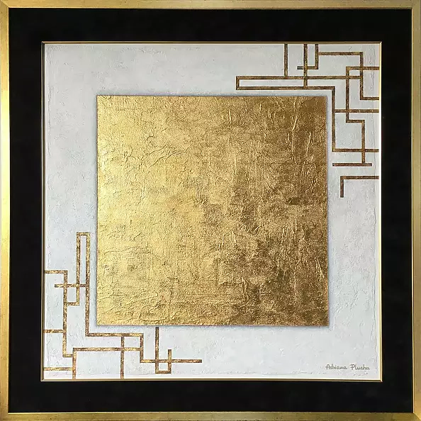 Adriana Plucha - Przestrzeń Wariantów - Czyste złoto 23,75 karaty 