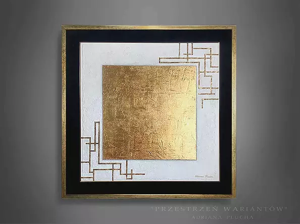 Adriana Plucha - Przestrzeń Wariantów - Czyste złoto 23,75 karaty 