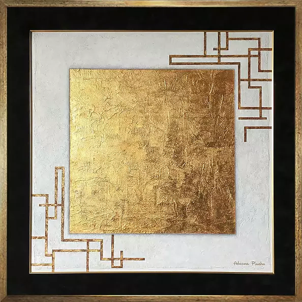 Adriana Plucha - Przestrzeń Wariantów - Czyste złoto 23,75 karaty 