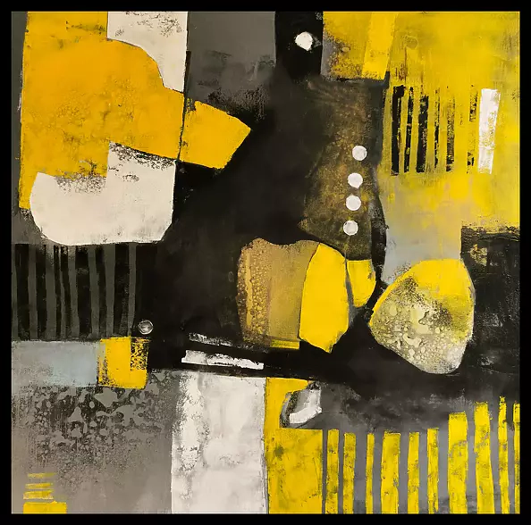 Nina Zielińska-Krudysz - Abstraction avec un tournesol 2