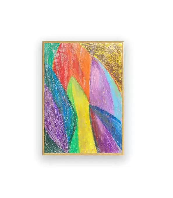 Anna Skowronek - Abstraction-colored drawing