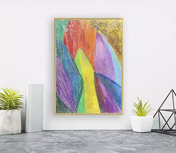 Anna Skowronek - Abstraction-colored drawing