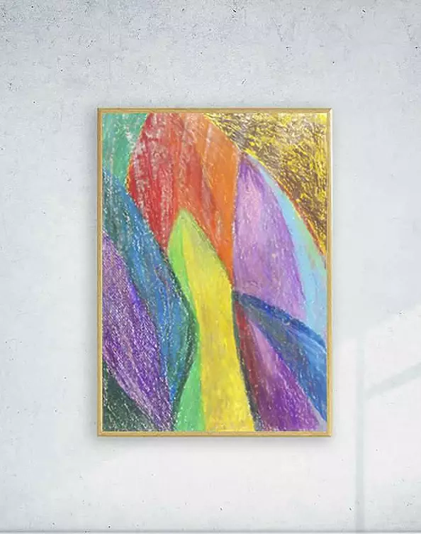 Anna Skowronek - Abstraction-colored drawing