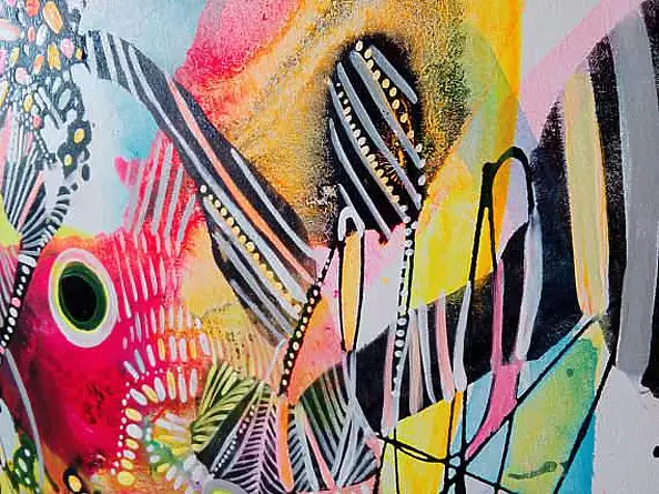 Marlena Majchrzak - "Abstrakcje organiczne 43,44" - dyptyk