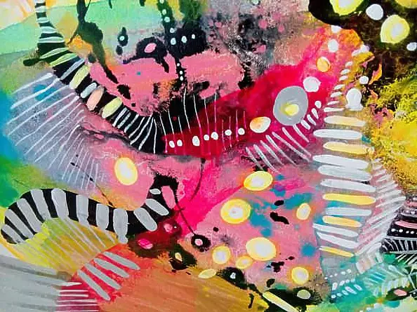 Marlena Majchrzak - "Abstrakcje organiczne 43,44" - dyptyk