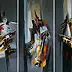 Dorota Łaz - Abstractions with violins - triptych