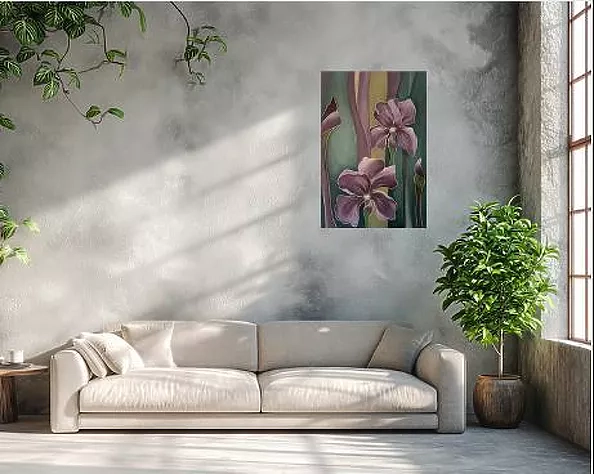 Maria Bronisz - Abstract irises