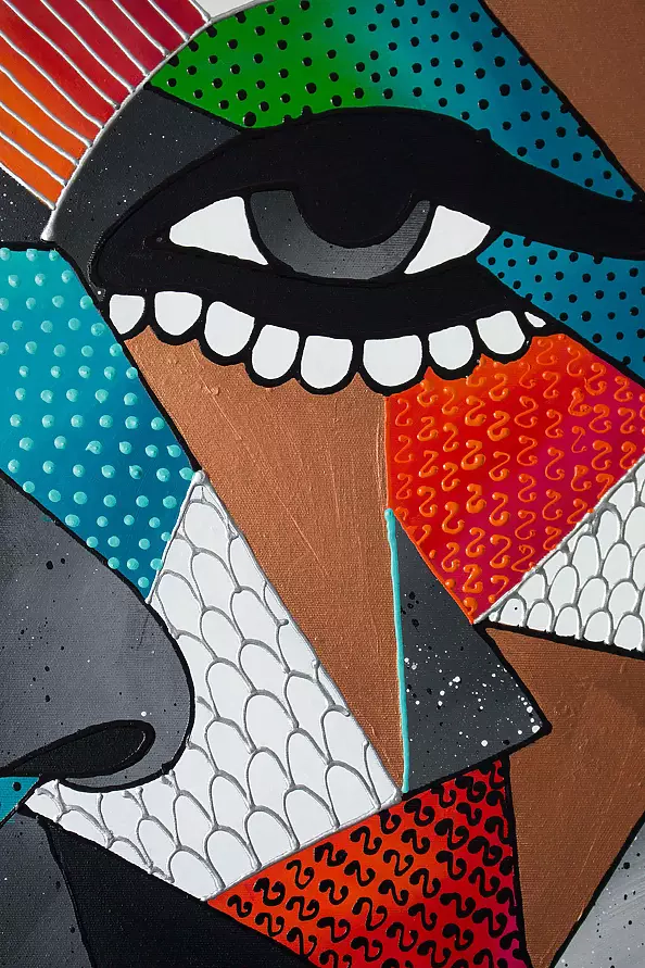 Monika Mrowiec - Woman's abstract portrait V