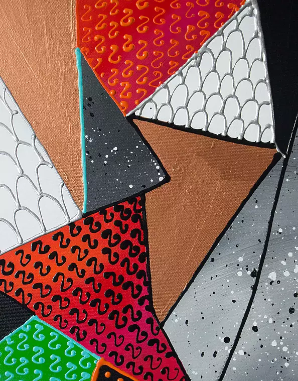 Monika Mrowiec - Woman's abstract portrait V