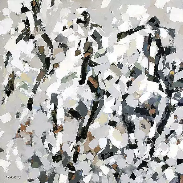 Bogusław Lustyk - Abstract race GRAY