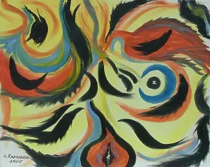 Antonina Radzięda - Abstrakt Motyl