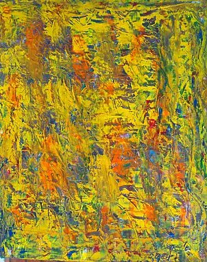 Antonina Radzięda - Abstrakt złote grona