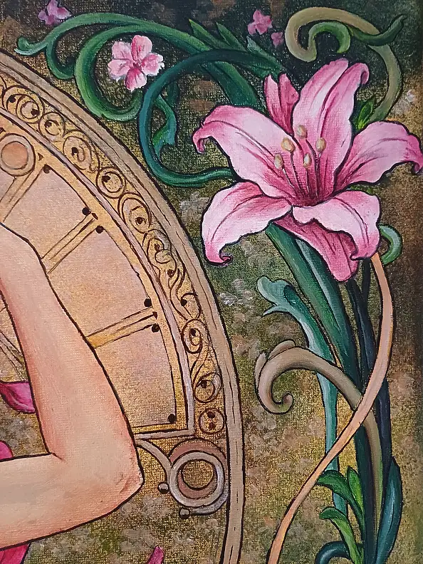 Małgorzata Greguła, Ah... it's you!, Acrylic painting, Oil painting - canvas, 50 x 60