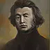 Damian Gierlach - Adam Mickiewicz Portrait oil painting on canvas GIERLACH