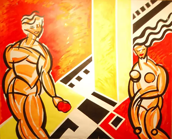 Bożena Siewierska - Adam and Eve-2