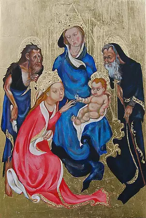 Magdalena Boroń - Adoration of St. Catherine