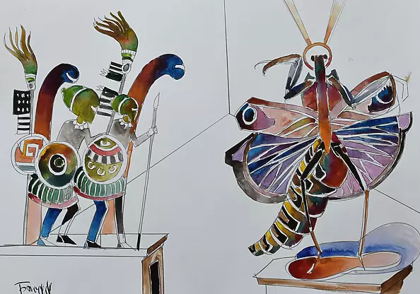 Roman Bonchuk - Adoration of the Magi 