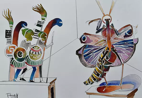 Roman Bonchuk - Adoration of the Magi 